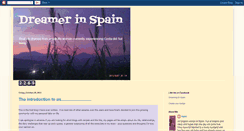 Desktop Screenshot of dreamer-in-spain.blogspot.com