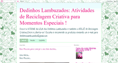 Desktop Screenshot of dedinhos-lambuzados.blogspot.com
