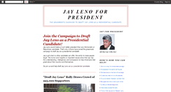 Desktop Screenshot of jaylenoforpresident.blogspot.com