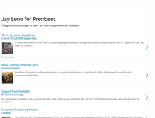 Tablet Screenshot of jaylenoforpresident.blogspot.com