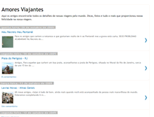 Tablet Screenshot of amoresviajantes.blogspot.com