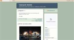 Desktop Screenshot of cyberpunkhelsinki.blogspot.com