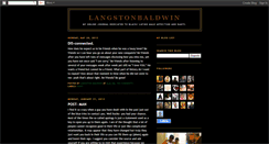 Desktop Screenshot of langstonbaldwin.blogspot.com