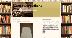 Desktop Screenshot of kernowcreations.blogspot.com