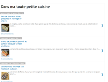 Tablet Screenshot of dansmatoutepetitecuisine.blogspot.com