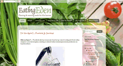 Desktop Screenshot of eatingedenblog.blogspot.com