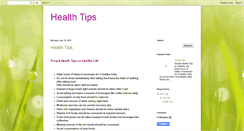 Desktop Screenshot of healthtips09.blogspot.com