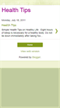 Mobile Screenshot of healthtips09.blogspot.com