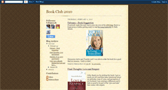 Desktop Screenshot of bookclub2010.blogspot.com