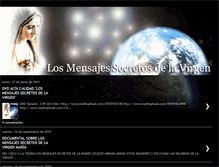 Tablet Screenshot of mensajesdelamadreceleste.blogspot.com