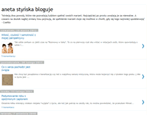 Tablet Screenshot of anetastynska.blogspot.com