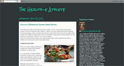 Desktop Screenshot of healtheathlete.blogspot.com