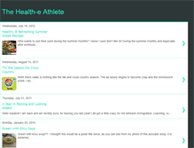 Tablet Screenshot of healtheathlete.blogspot.com