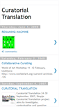 Mobile Screenshot of curatorialtranslation.blogspot.com