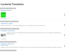 Tablet Screenshot of curatorialtranslation.blogspot.com