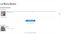 Tablet Screenshot of la-reinabatata.blogspot.com