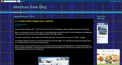 Desktop Screenshot of mendozasolarblog.blogspot.com