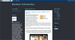 Desktop Screenshot of bandeenorthodontics.blogspot.com