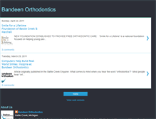 Tablet Screenshot of bandeenorthodontics.blogspot.com