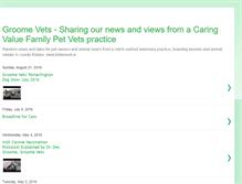 Tablet Screenshot of groomepetvets.blogspot.com