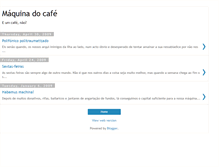 Tablet Screenshot of maquinadocafe.blogspot.com