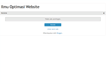 Tablet Screenshot of optimasi-website.blogspot.com