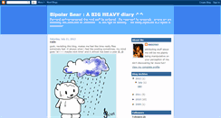 Desktop Screenshot of bearmay.blogspot.com