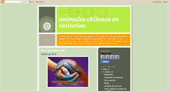 Desktop Screenshot of animaleschilenosenextincion.blogspot.com