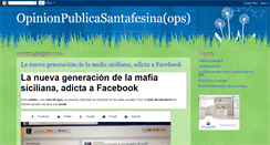 Desktop Screenshot of opinionpublicasantafesina.blogspot.com