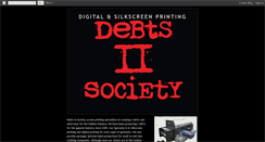 Desktop Screenshot of debtstosociety.blogspot.com