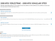 Tablet Screenshot of kpsssonuclarisitesi.blogspot.com