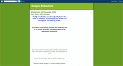 Desktop Screenshot of googleambushed.blogspot.com