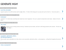 Tablet Screenshot of generatehigh.blogspot.com