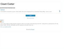 Tablet Screenshot of closetclutter.blogspot.com