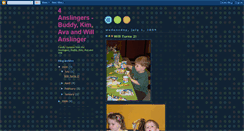 Desktop Screenshot of 4anslingers.blogspot.com