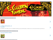 Tablet Screenshot of elcuencoculebron.blogspot.com