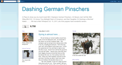 Desktop Screenshot of dashinggermanpinschers.blogspot.com