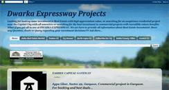 Desktop Screenshot of dwarkaexpresswayprojects.blogspot.com