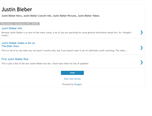 Tablet Screenshot of justin-bieber-the-star.blogspot.com