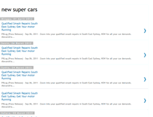 Tablet Screenshot of newsupercars2012.blogspot.com