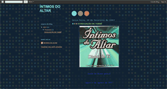 Desktop Screenshot of intimosdoaltar.blogspot.com