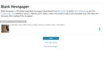 Tablet Screenshot of blanknewspaper.blogspot.com