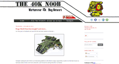 Desktop Screenshot of 40kn00b.blogspot.com