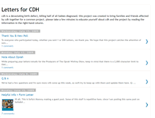 Tablet Screenshot of lettersforcdh.blogspot.com