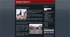 Desktop Screenshot of destinotrujillo.blogspot.com