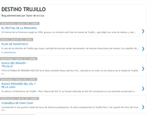 Tablet Screenshot of destinotrujillo.blogspot.com