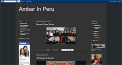 Desktop Screenshot of amberinlimaperu.blogspot.com