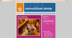 Desktop Screenshot of eurovision2009-eurovision.blogspot.com