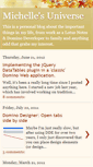 Mobile Screenshot of michelles-universe.blogspot.com