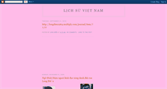 Desktop Screenshot of lichsuvietnam-longdien.blogspot.com